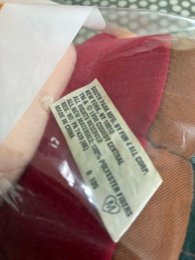 Rare 1998 7" South Park Cartman window hanger