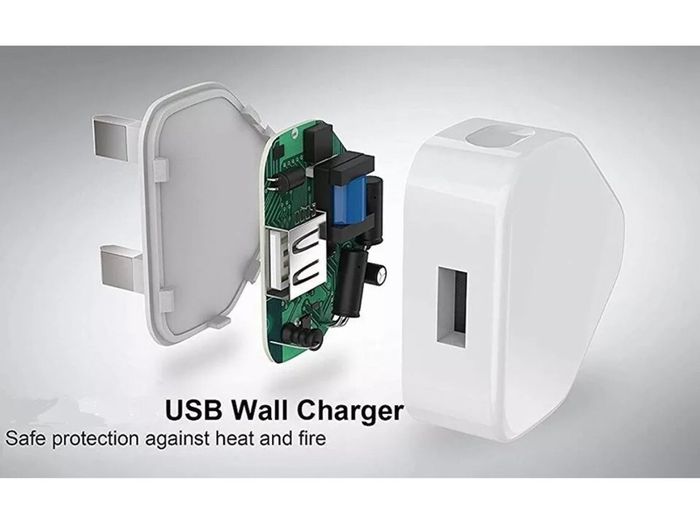 Wall Plug Adaptor USB Charger iPhone Samsung HTC Sony charging plug