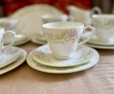 Duchess Bone China Tea Set Meadowlane Pattern 555