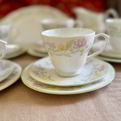 Duchess Bone China Tea Set Meadowlane Pattern 555