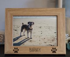 Personalised Wooden 5x7 Pet Picture Frame