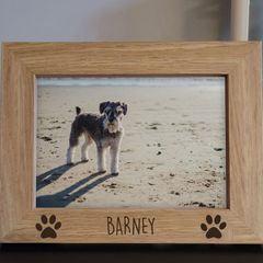 Personalised Wooden 5x7 Pet Picture Frame