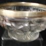 Vintage Art Deco Flint Glass Pedestal Footed Bowl 1920's Image 2
