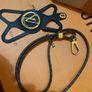 Authentic Louis Vuitton Louise Noir Phone Holder with Monogram Strap Image 6