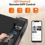 Treadmills Foldable with 10% Incline 1-12KM/H Under Desk Walking Pad with LED Display Remote Control APP Portable Running Machine for Home/Office Jogging Image 5