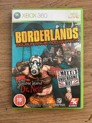 Borderlands double game add on pack Xbox 360