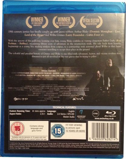 I Sell The Dead [2008] Dominic Monaghan, Ron Perlman, Larry Fessenden & Angus Scrimm [Blu-ray Movie]