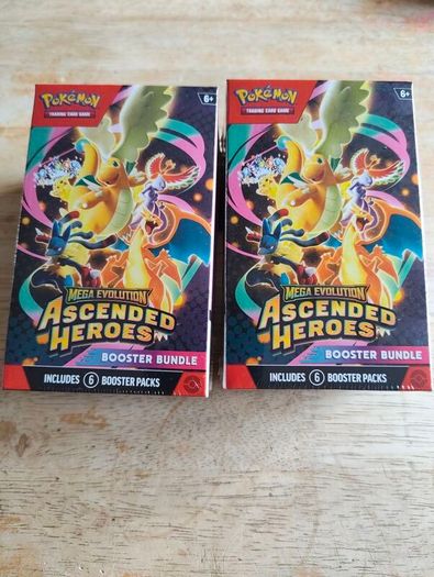 Pokemon Tcg Mega Evolution Ascended Heroes Booster Bundle X2