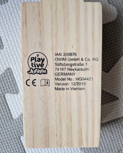 Big wooden marble run