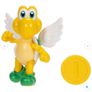 BRAND NEW Super Mario Action Figure Green Para Koopa Troopa with Coin 10cm Image 7
