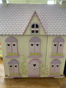 wooden dolls house