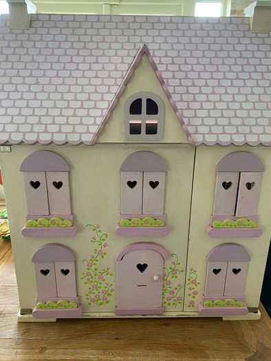 wooden dolls house