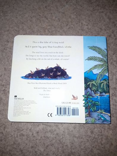 Brand new children's book, The Snail and the Whale