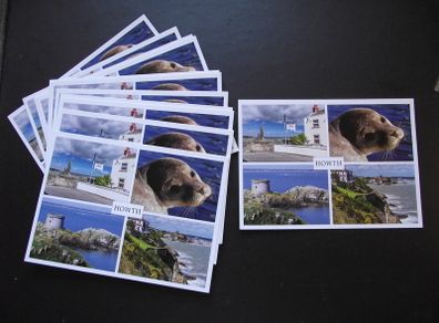 Lot of 10 new Irish postcards. 'Howth'