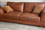 2 seater leather sofa