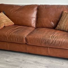 2 seater leather sofa