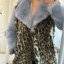 Jakke Faux Fur Coat UK10 Image 9