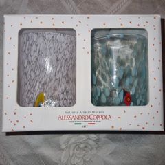 Two Murano Glasses by Alessandro Coppola