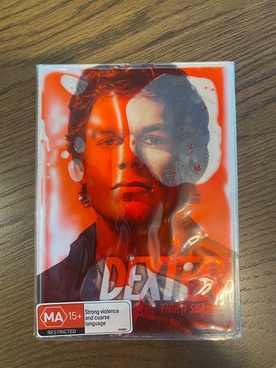 Rare Dexter The Complete Season 3 Dvd Boxset blood Slipcase