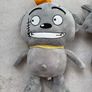 Pleasant Goat And Big Big Wolf Jumbo Wolnie and WOLFFY Plush approx. 23 TV Show Chinese Anime Used Damaged Please see photos Image 3