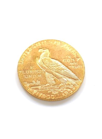 USA 1909 5 Dollars Gold Coin Indian Head