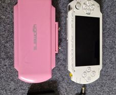 PSP 1000 White Transparent Retro Shell Excellent Condition