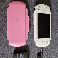 PSP 1000 White Transparent Retro Shell Excellent Condition