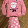Next pink Christmas pyjamas age 11-12 brand new! Image 2