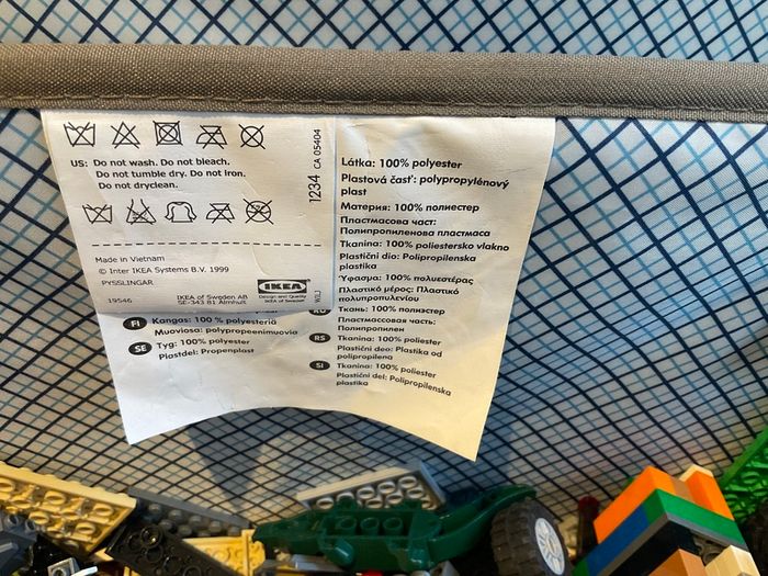 Lego - 5kg of Lego pieces contained in a treasure chest