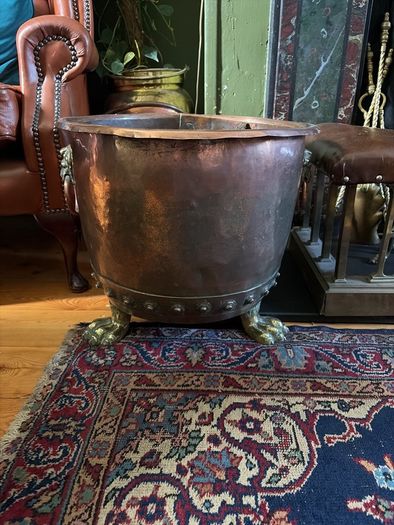 Large 19th Century. log Bin