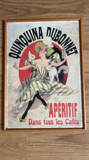 2 x framed French pictures