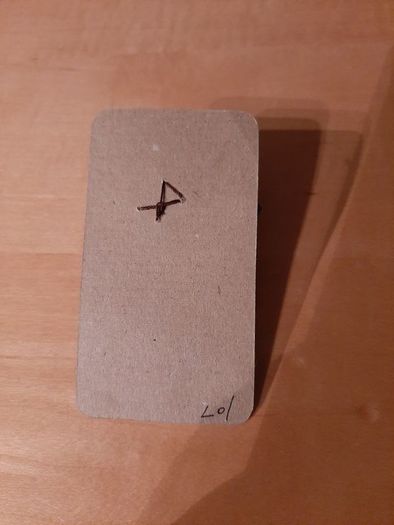 Ceramic robin button