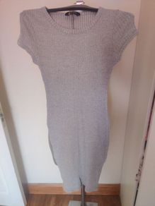 New Look grey bandage dress size UK10/12 EU38/40 Perfect condition Postage included
