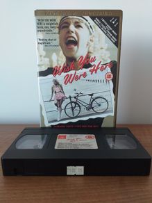 Wish You Were Here Vintage Video Cassette Tape, Retro