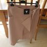 V by Very blush pink/beige wrap skirt size 10 bnwt Image 3