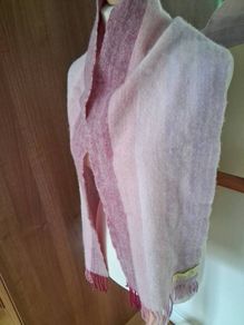 Beautiful Soft Wool Irelands Eye Pink scarf