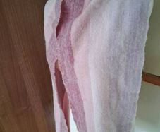 Beautiful Soft Wool Irelands Eye Pink scarf