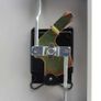 Office Cabinet with 2 Doors Grey 90 cm Steel Image 3
