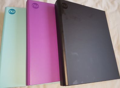 PRICE REDUCED TO SELL!! Three brand new unused Nu: A4 Ring binders > > 1.5 euro each or all 3 for only 4 euros !!!