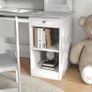 Two-Piece Kids Desk and Chair Set with Storage, for Ages 5-8 Years - Grey Image 4