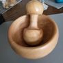 Pestle and mortar wooden Image 2