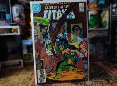 Tales of The Teen Titans ! Issue #52 ! 1st Appearance of Azrael ! Copper Age Comic from 1985 ! by DC Comics !