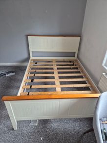 Hardwood Double Bed