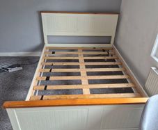 Hardwood Double Bed