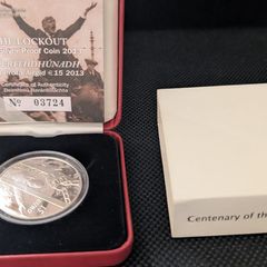 Ireland Fifteen Euro Silver Proof Coin 2013 - "the Lockout".