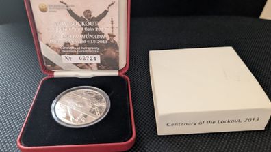 Ireland Fifteen Euro Silver Proof Coin 2013 - "the Lockout".