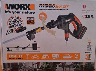 Worx Hydro Shot Pressure Washer