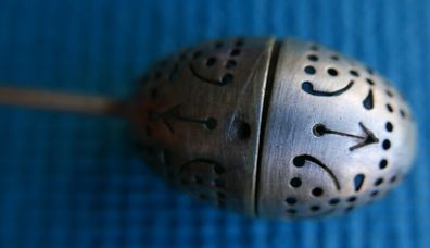 Edwardian  Silver Plated Tea Infuser