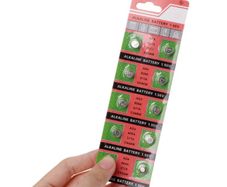batteryAG4 / LR626 / 377 Alkaline Button Cell Batteries | 1.5V | 10 Pack | Brand New
