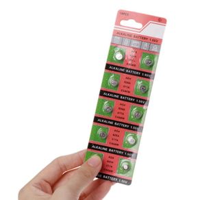 batteryAG4 / LR626 / 377 Alkaline Button Cell Batteries | 1.5V | 10 Pack | Brand New